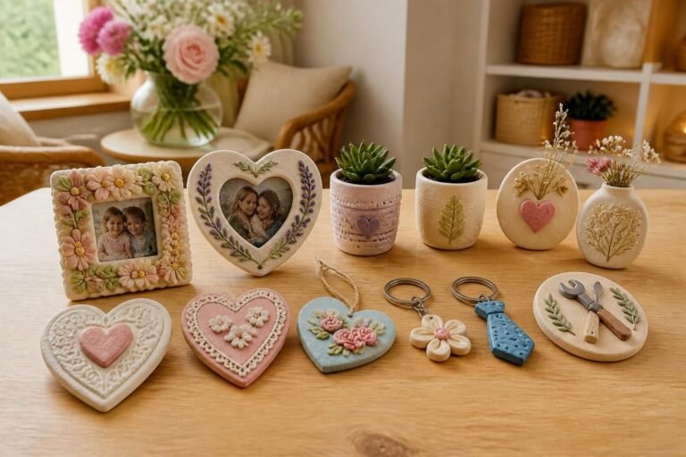 découvrez 12 idées originales de cadeaux en pâte à sel pour célébrer la fête des mères ou des pères avec créativité et amour.