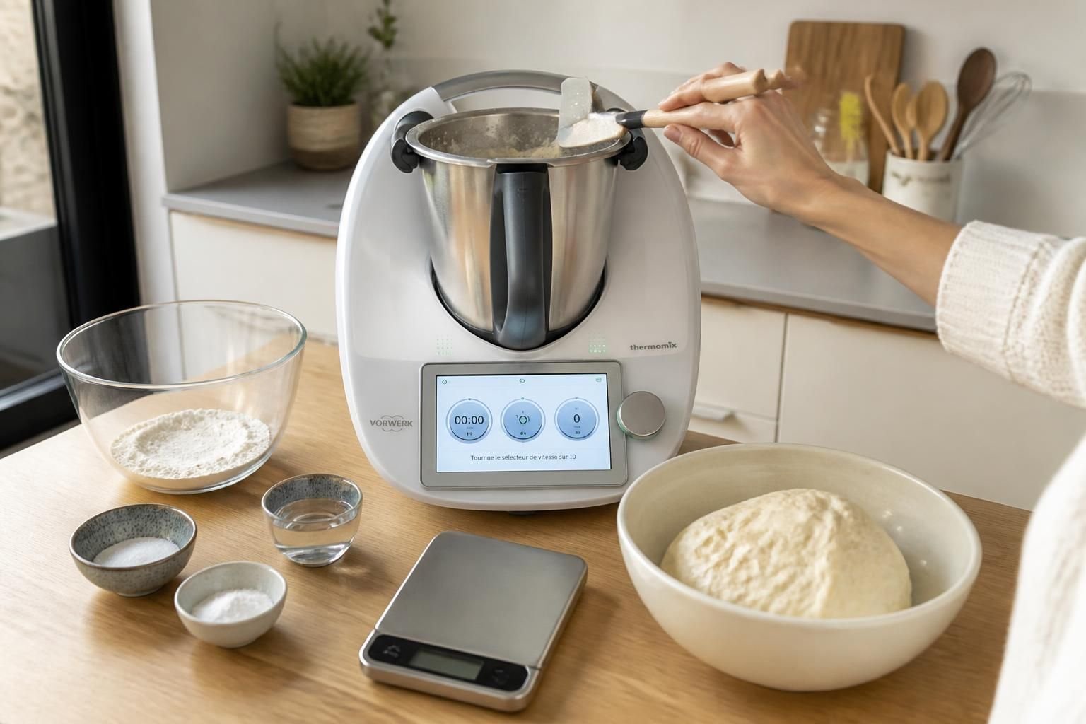 découvrez la recette express de la pâte à sel au thermomix avec nos conseils pour les bons réglages. réalisez facilement cette pâte maison pour toutes vos créations artisanales.